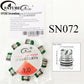 FATUBE Metal Resin Spacer Beads DIY Bracelet Jewelry Making Kit with 1.0mm Crystal Elastic Thread