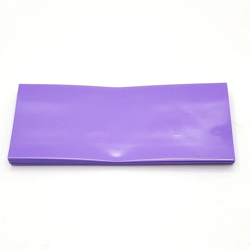 10pcs/pack 18650 Lithium Battery PVC Heat Shrinkable Film Battery Skin Heat Shrinkable Sleeve