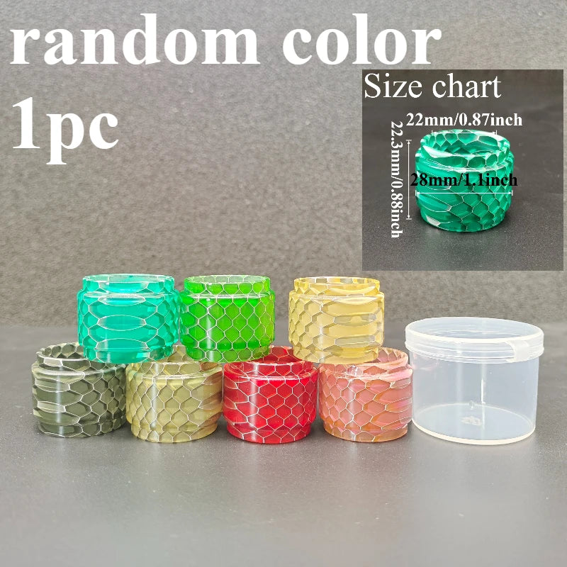 Honeycomb Marbled Resin Cylinder Sleeve Fat Tube Decorative Display Holder Round Resin Tube Accessories for Display Ornament