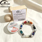 FATUBE Metal Resin Bead Set DIY Bracelet Making Kit Thread Loose Spacer Bead for Handmade Jewelry Necklaces Charm Craft Supplies