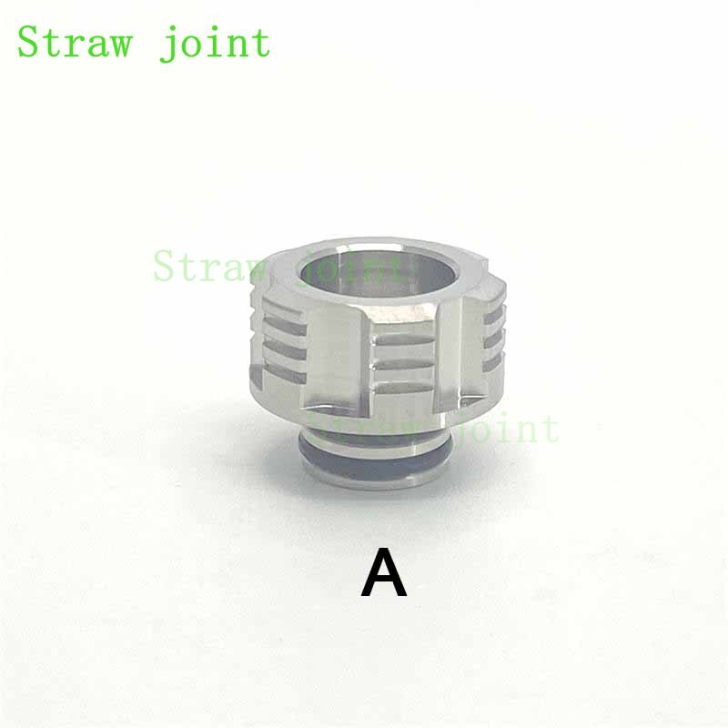 FATUBE 1 Pcs Stainless Steel 415 quick disconnect connector 510 to 510 / BB Billet Box to 510 adapter Straw Joint