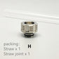 1pc BB Billet Box Adapter BB To 510 2slot /BB To 510 4slot/BB To 510 Radiating/510 To 510 Radiating Straw Joint