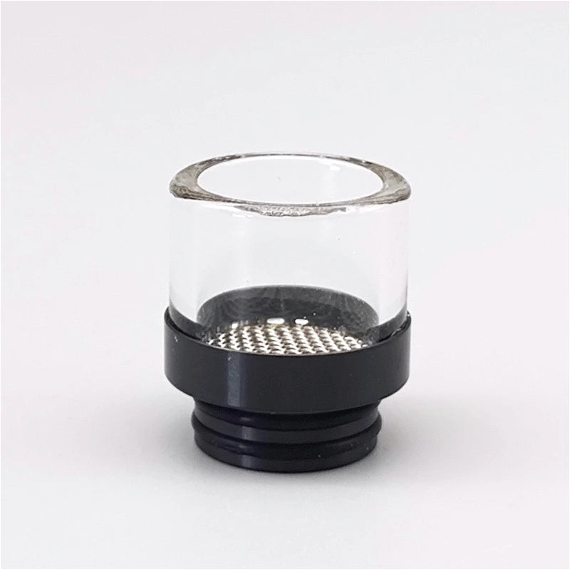 1PC 510 810 Mouthpiece with Filter Screen Stainless Steel Glass Wide-bore Straw Joint