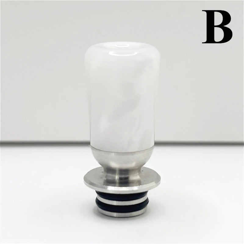 1PC 510 Drip Nozzle Stainless Steel Resin Hat Shaped Straw Joint