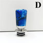 1PC 510 Drip Nozzle Stainless Steel Resin Hat Shaped Straw Joint