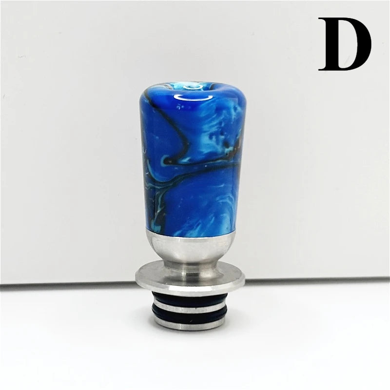 1PC 510 Drip Nozzle Stainless Steel Resin Hat Shaped Straw Joint