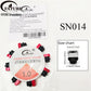 FATUBE Mixed Color Aluminum & Glossy Black Round Ball Spacer Loose Beads for DIY Bracelet Handmade Jewelry Making Parts