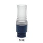 1PC 510 810 9holes Shunt anti-spitting oil Stainless Steel Plastic Combination Straw Joint