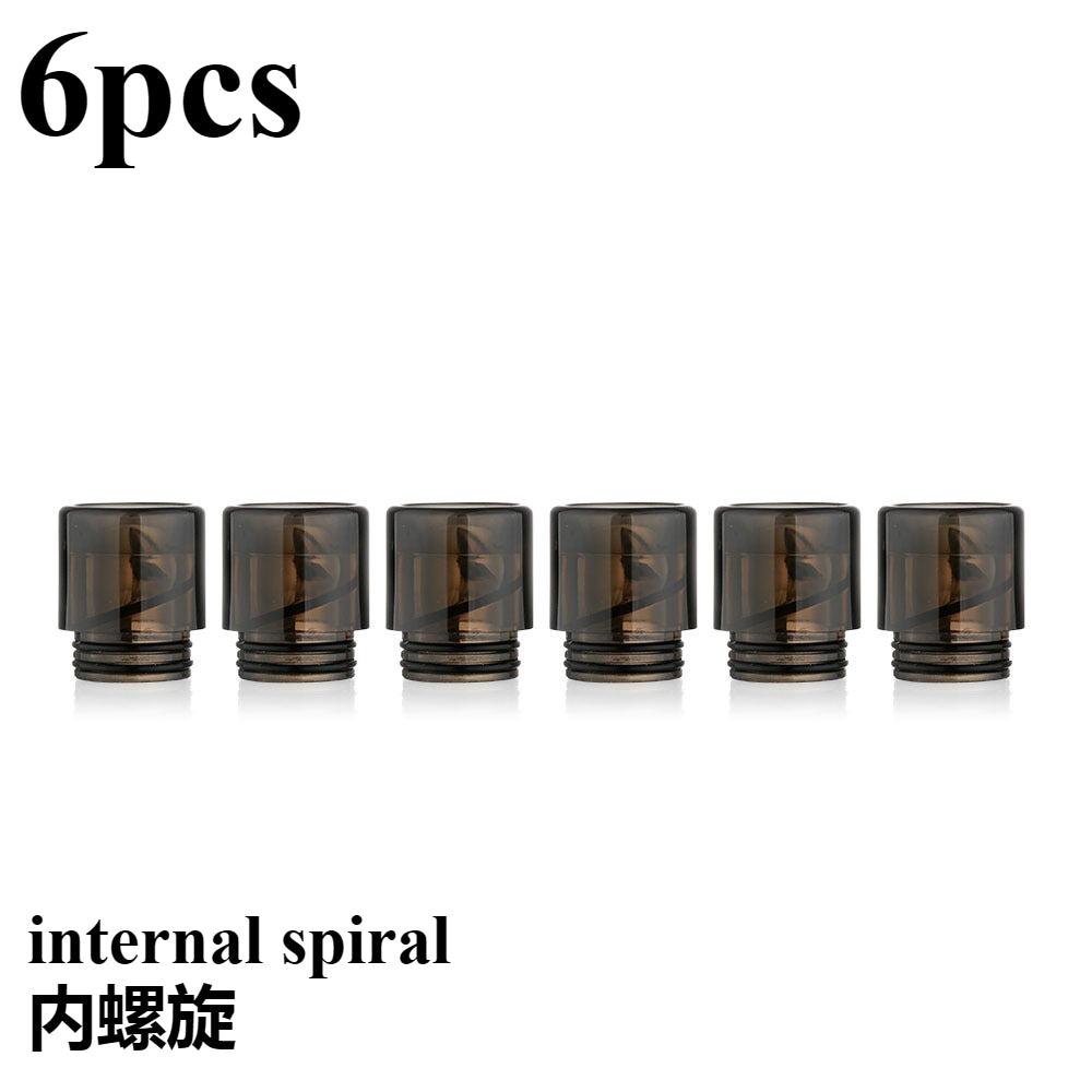 6PCS 510 810 Internal Spiral Plastic Straw Joint