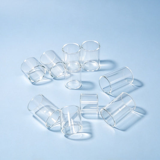 20PCS Glass Tube for UFORCE TANK/UForce T1/T2/T3/Uforce L/UFORCE-X/Drag4/Uforce nano/UFORCE-X nano/Drag baby/Drag Mini/Drag2/Drag157W/Find/MOJO/Too/Caliber/Maat Tank/ARGUS GT II/ARGUS MT/ARGUS XT/zip mini/Vmate/Rimfire RTA