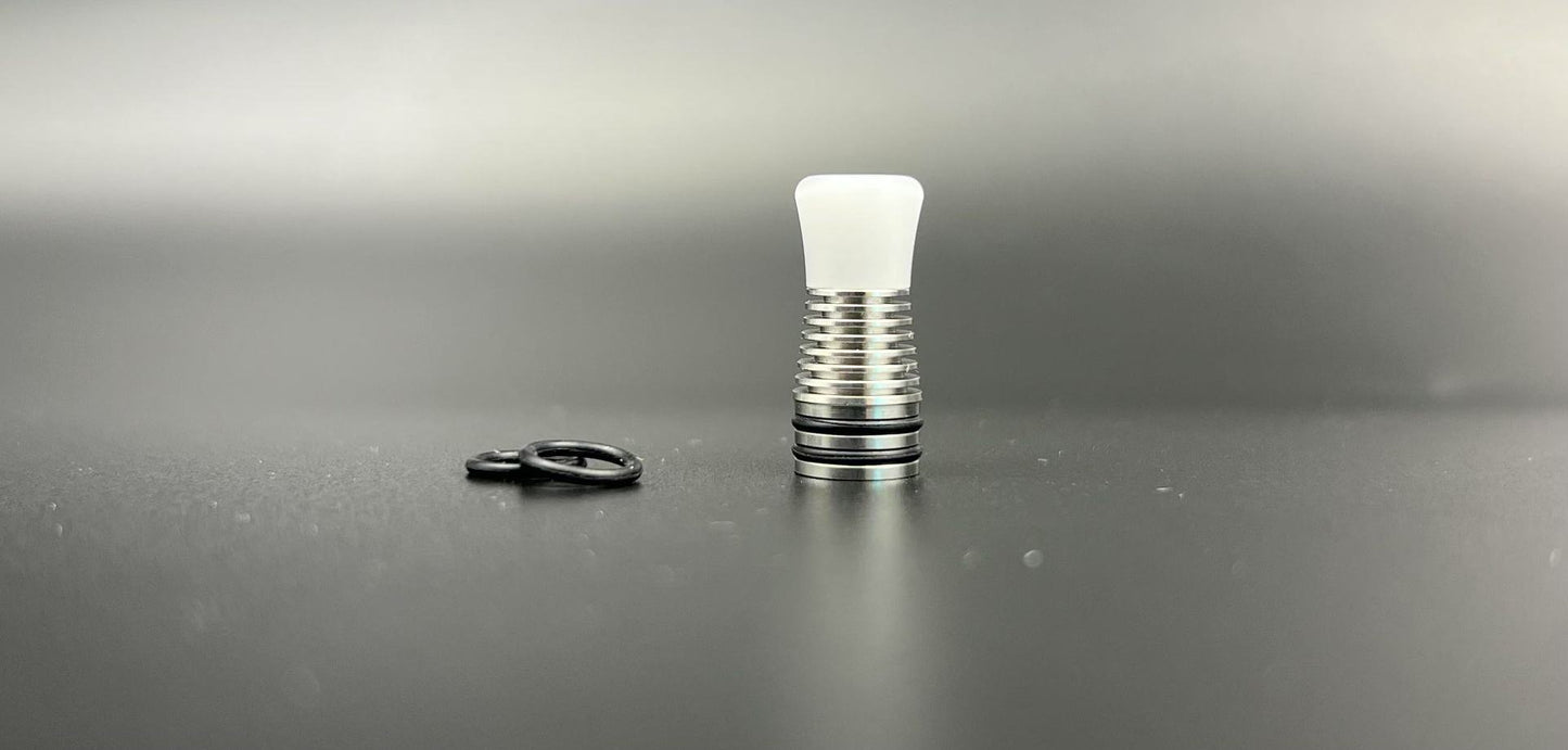 DDSX 1PC New 415 Benimaru Short Style Stainless Steel Plastic PEI PEEK Drip Tip ID3.3mm 510 Mouthpiece