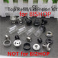 BISHOP Top Refill kit/H9ADD1.5ML Stainless Steel joint Extension kit for MTL with GLASS 2ml 4ml