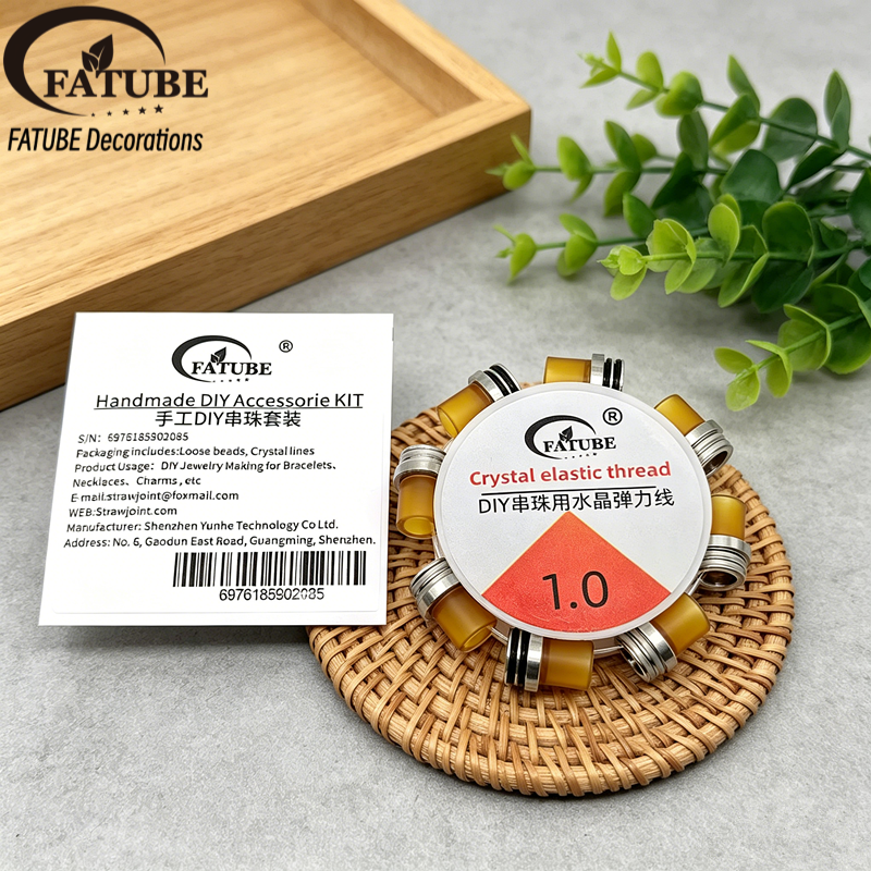 PEI material loose beads, heat-resistant and wear-resistant, handmade DIY bracelet beads and accessories.