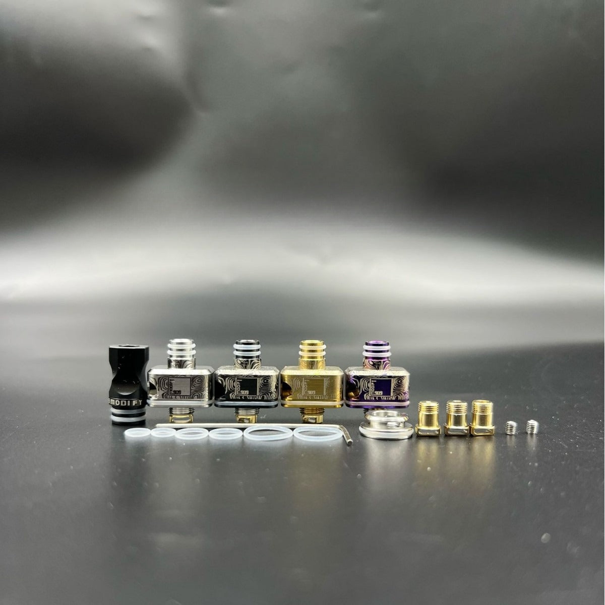 DDSX New 909 NUGG 316 Stainless Steel Single Coil Design Rebuildable Atomizer Kit with 3 Air Pins