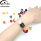 Small Waist Resin Loose Beads and Elastic Thread Set, Handmade DIY Bracelet Jewelry Making Supply Kit.