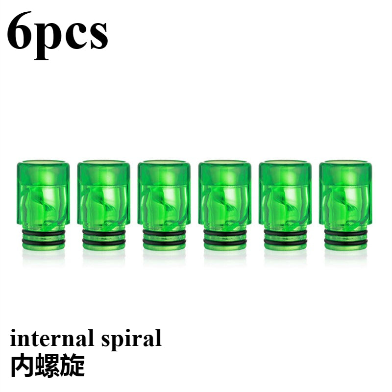 6PCS 510 810 Internal Spiral Plastic Straw Joint