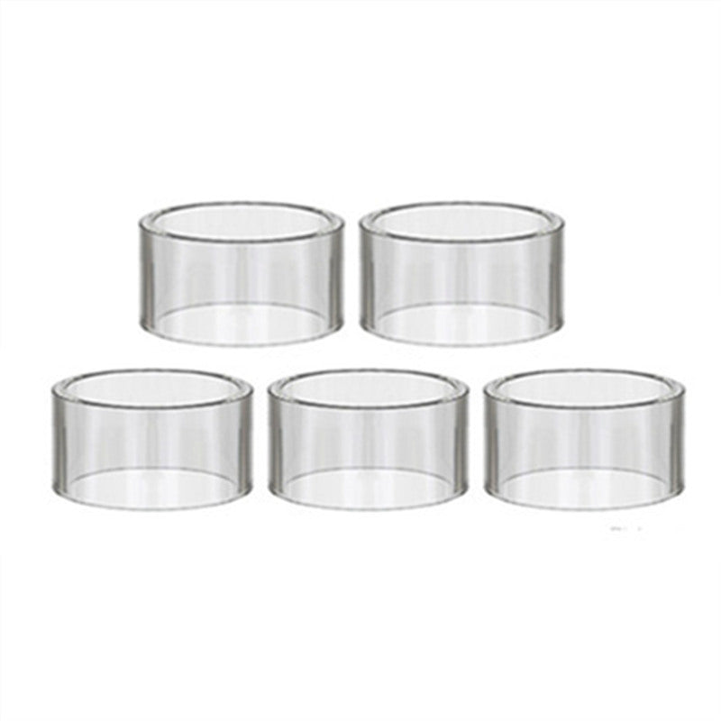 5PCS Straight Clear Glass TUBE For ParavozZ Ghost V2 RDTA/K5K