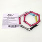Aluminum Tube Beads DIY Jewelry Making Kit, Multi Color Spacer Beads with 1.0mm Crystal Elastic Thread for Bracelet Necklace Craft.