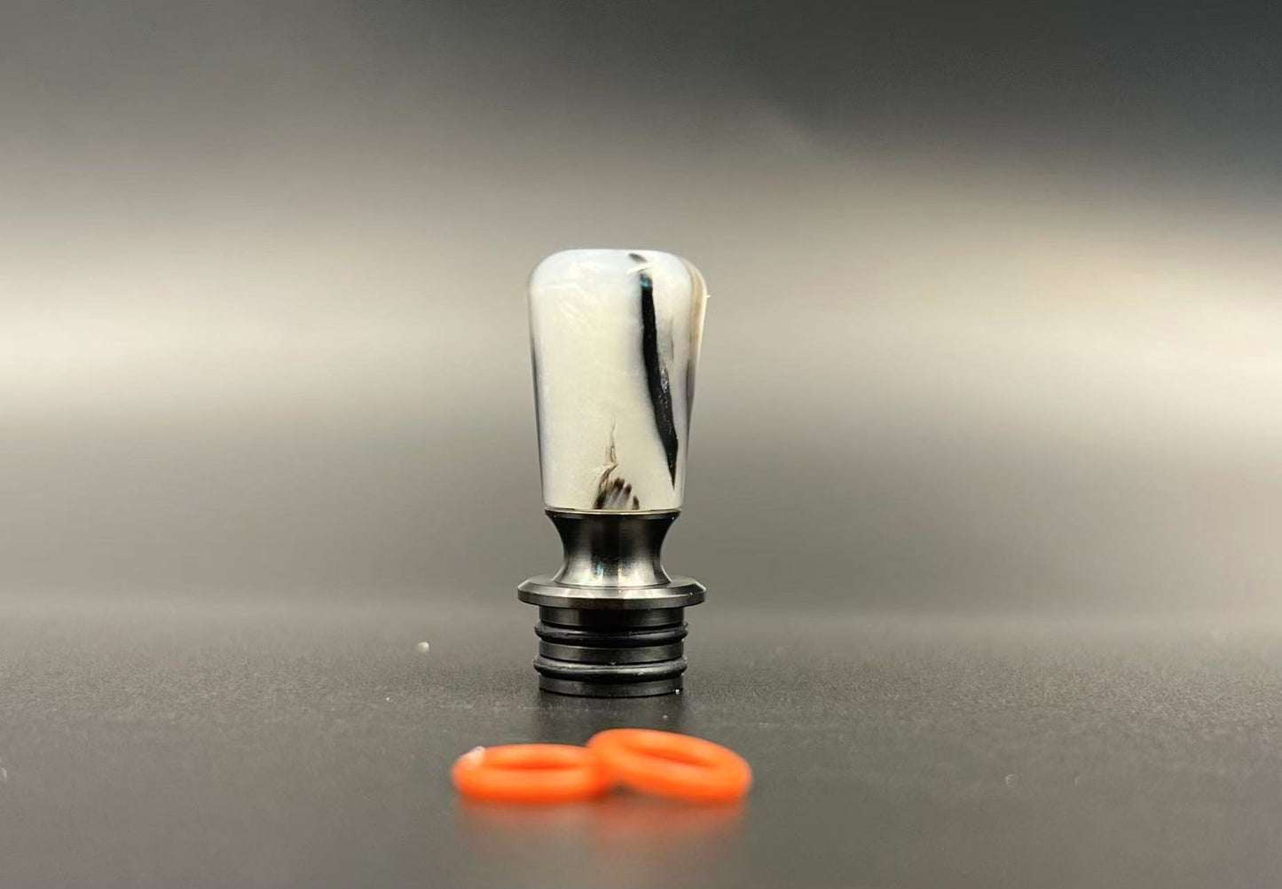 DDSX 1PC 510 Stainless Steel Resin Drip Tip - Heat Resistant 3mm Bore Detachable Resin Mouthpiece