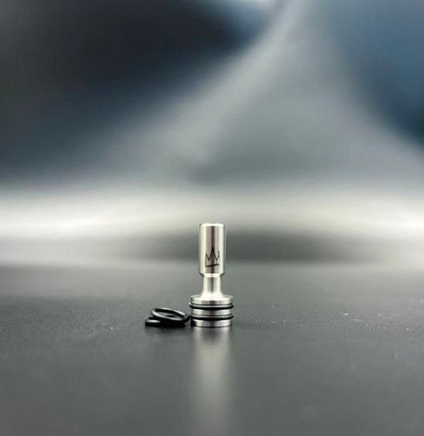 DDSX 1PC New MNCH Ultra TF Crown-Style Slim Long 510 Stainless Steel POM PEI PEEK Drip Tip