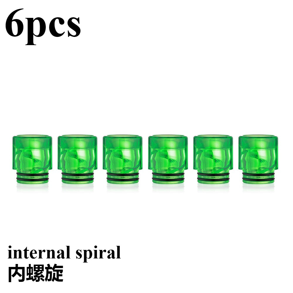 6PCS 510 810 Internal Spiral Plastic Straw Joint