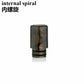 1PC 510 810 Internal Spiral Plastic Straw Joint