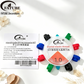 Multi-color PC material beads + elastic stringing thread set 1.0mm DIY bracelet and necklace accessory making thread materials set