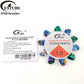 Resin beads + crystal elastic thread set 1.0mm - Handmade DIY beading bracelet making tool accessories.
