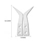 Ceramic Tweezers Tips Kit Stainless Steel Handle Anti-Static High Precision Replacement Tweezers Parts Set Tweezers Repair Tools
