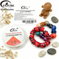 FATUBE Wear-Resistant Transparent Beading Elastic Thread 1.0mm Crystal Cord for Handmade DIY Bracelet Accessories.