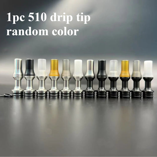 DDSX 1PC New 415 Series MTL Heat-Dissipating Anti-Condensate Design Drip Tip Random Color