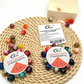 Mixed Color Crack Texture Resin Spacer Beads Set Handmade Jewelry Bracelet Accessories Material.
