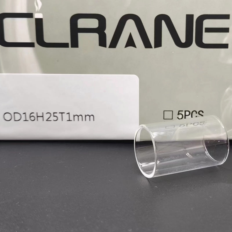 Clrane OD16mm Straight Clear Tube Tubular Glass Stand Decorative Display Base