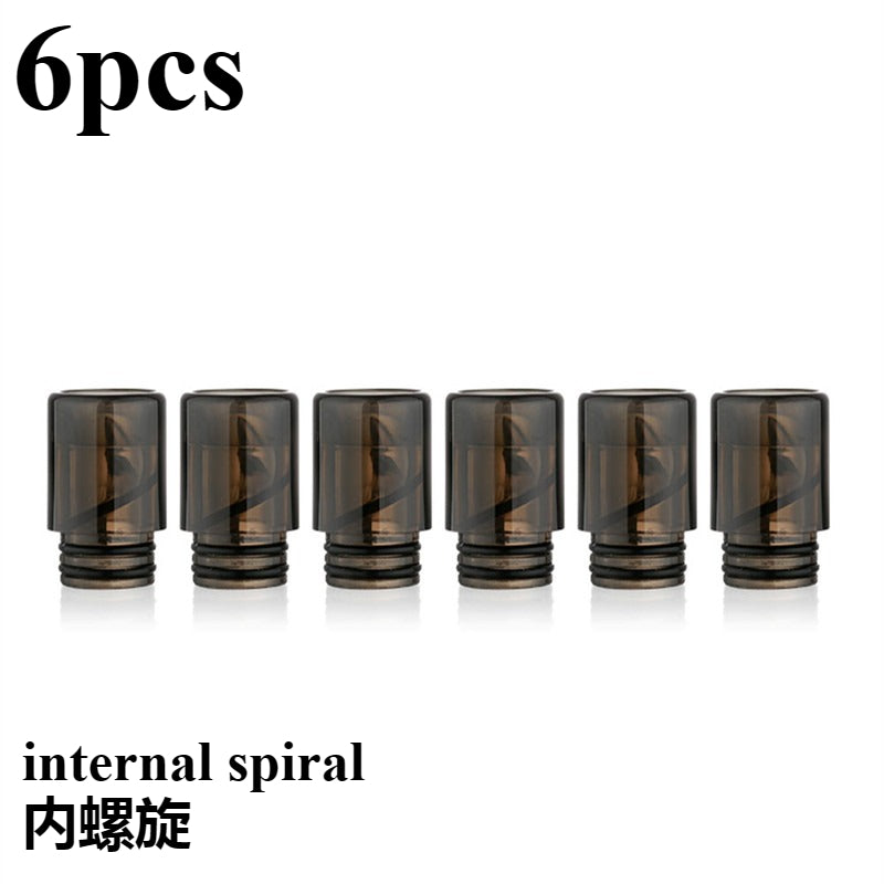 6PCS 510 810 Internal Spiral Plastic Straw Joint
