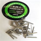 10pcs/box Prebuilt Panzer Coils 0.25Ω/0.3Ω 10Pcs - 24GA/26GA*3 + 32GA A1 Heating Wire, Tight/Loose Wound DIY Heating Elements