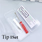Ceramic Tweezers Tips Kit Stainless Steel Handle Anti-Static High Precision Replacement Tweezers Parts Set Tweezers Repair Tools