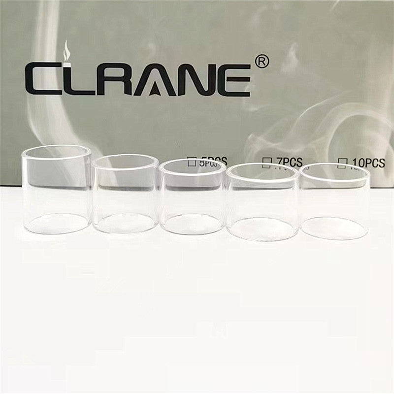 Clrane OD20mm Straight Clear Tube Tubular Glass Stand Decorative Display Base