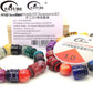 Snake Skin Crack Honeycomb Barrel Loose Beads With 1.0mm Elastic Cord DIY Bracelet Jewelry Making Supplies.