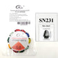 Mixed Color Imitate Jade Loose Beads Set Crystal Elastic Thread DIY Jewelry Making Accessories Material.