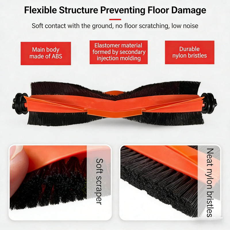 Compatible for Xiaomi MiJia Omni M30S B103CN Vacuum Cleaner Parts Main Brush Dust Bag HEPA Filter Side Brush