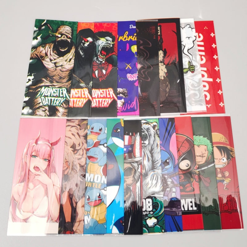 18650 Heat Shrink Tubing Film Battery Insulation Protective Sleeve|DIY Replacement Battery PVC Heat Shrink Film 10pcs/bag