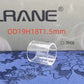 Clrane OD19mm Straight Clear Tube Tubular Glass Stand Decorative Display Base