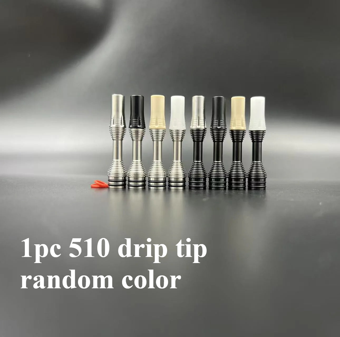 DDSX 1PC 415 Dragonfly Extended Drip Tip 316 Stainless Steel 510 Mouthpiece Random Color