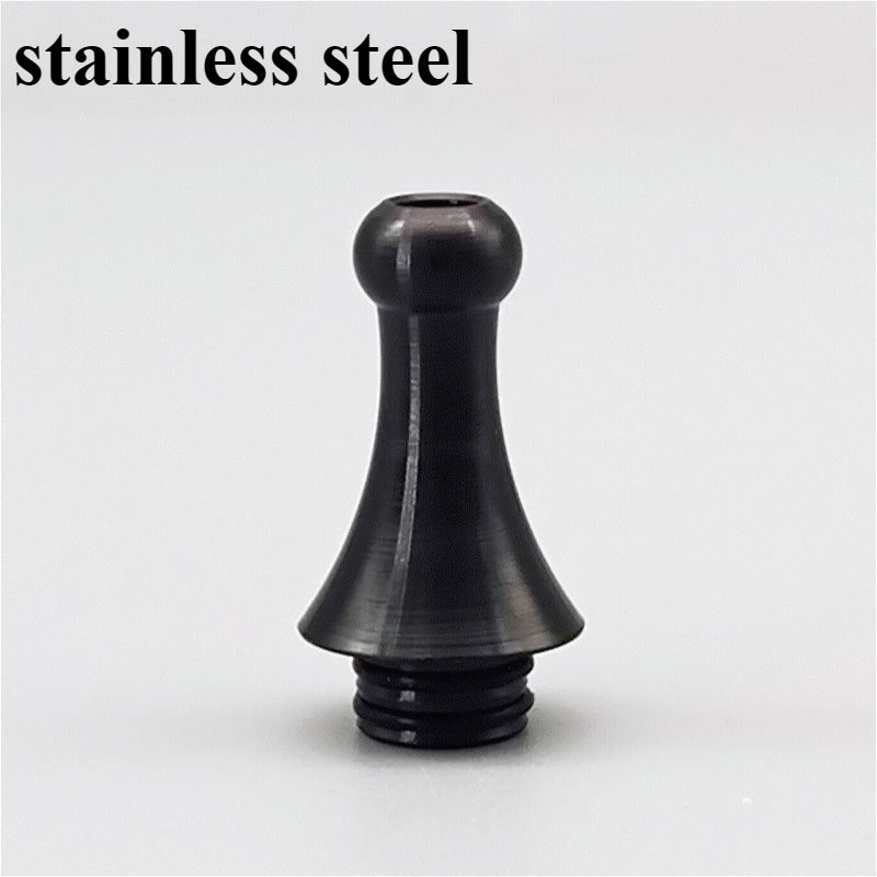 1PC 510 STRAW JOINT Round Ball Top Stainless Steel Plastic Anti-scald Mouthpiece Straw Joint