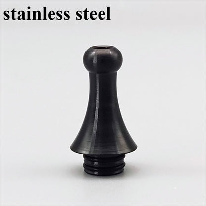 1PC 510 STRAW JOINT Round Ball Top Stainless Steel Plastic Anti-scald Mouthpiece Straw Joint