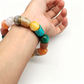 Mixed Color Imitate Jade Loose Beads Set Crystal Elastic Thread DIY Jewelry Making Accessories Material.