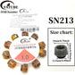 Mixed Color Crack Texture Resin Spacer Beads Set Handmade Jewelry Bracelet Accessories Material.