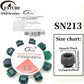 Mixed Color Crack Texture Resin Spacer Beads Set Handmade Jewelry Bracelet Accessories Material.