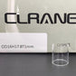 Clrane OD16mm Straight Clear Tube Tubular Glass Stand Decorative Display Base