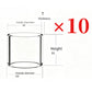 Straw Joint OD13 OD14 OD15 OD16 OD17.5 Thick‑Wall Borosilicate Glass Straight Hollow Drinking Straw Decor Accessories